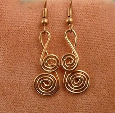 wirework-earrings-001 Wire Sculpture Earrings