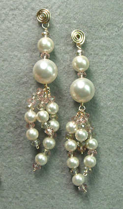 earrings wire wrapped tutorial dangles dimensional jewelry wrap loop wrapping